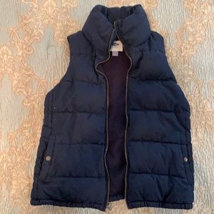 Old navy navy blue puffer vest